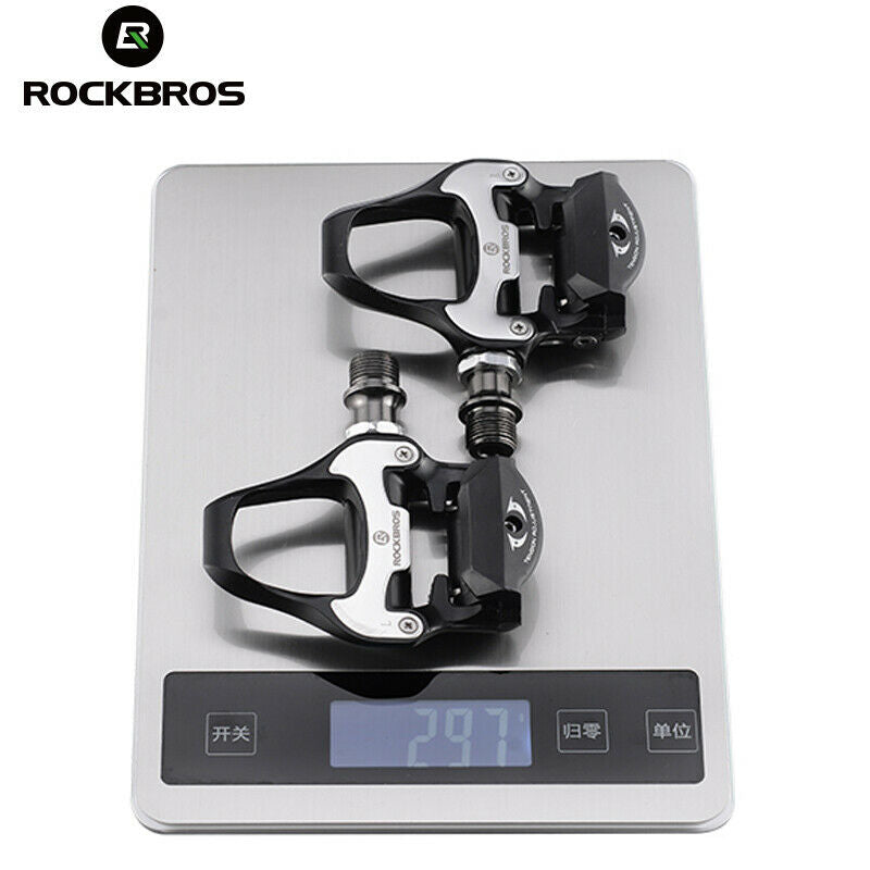 Self-Lock Road Bike Pedals with Shimano SPD-SL/Look KEO Cleat System (