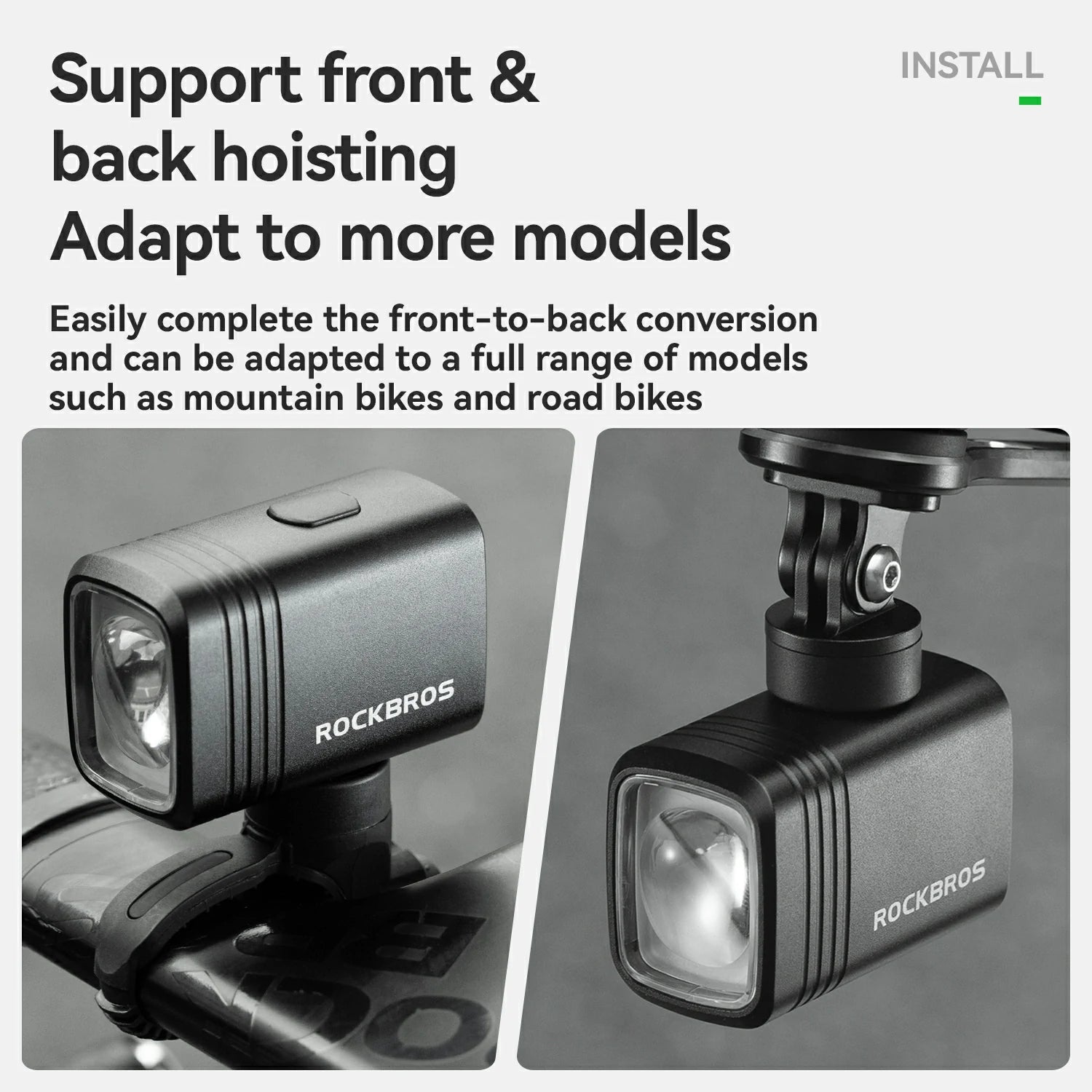 M6 Bike Light with Remote Digital Display 1000LM 2800mAh IPX6 Powerful Bike Headlight