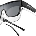 ROCKBROS Polarized Fit Over Glasses Sunglasses UV400 Wrap Around for Men Women - ROCKBROS