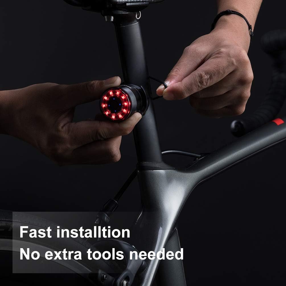 ROCKBROS Q1 Bike Tail Light  Rechargeable  Waterproof - ROCKBROS