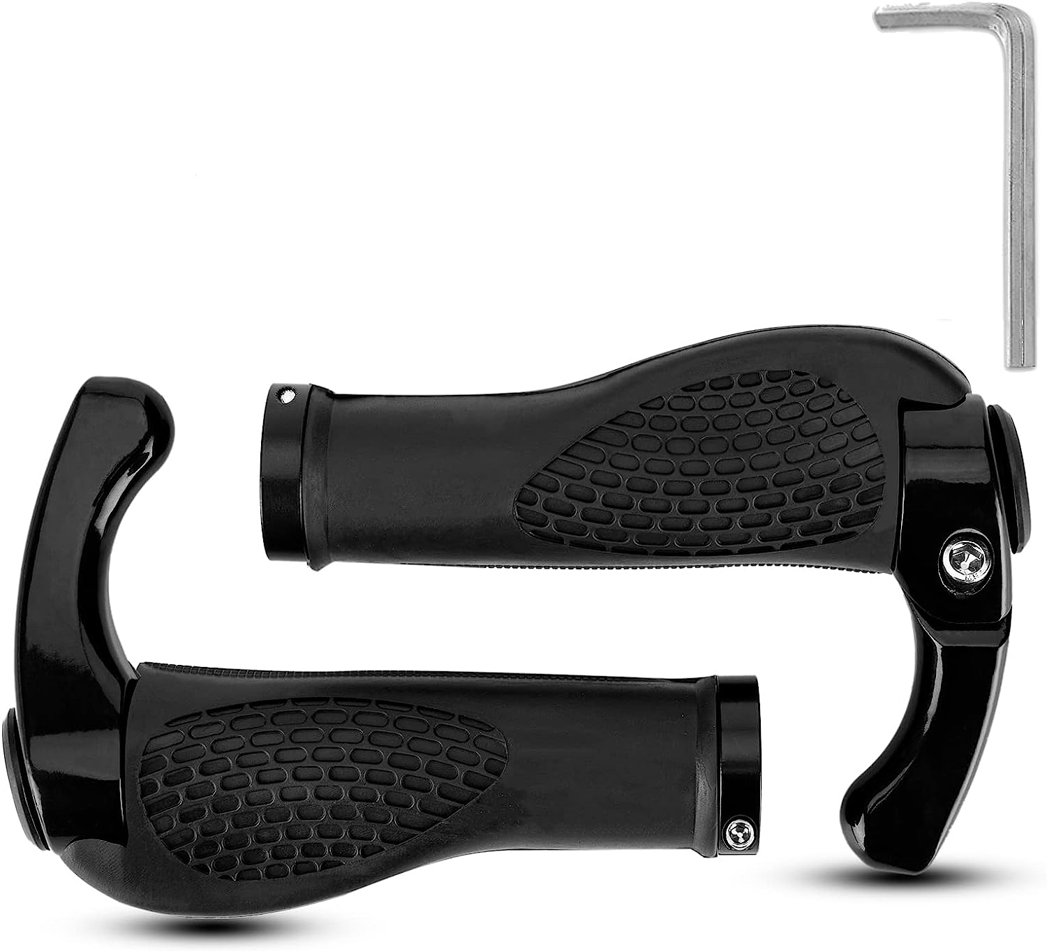 ROCKBROS Single Lock-on Bike Grips Ergonomic Non-Slip Rubber - ROCKBROSUSA