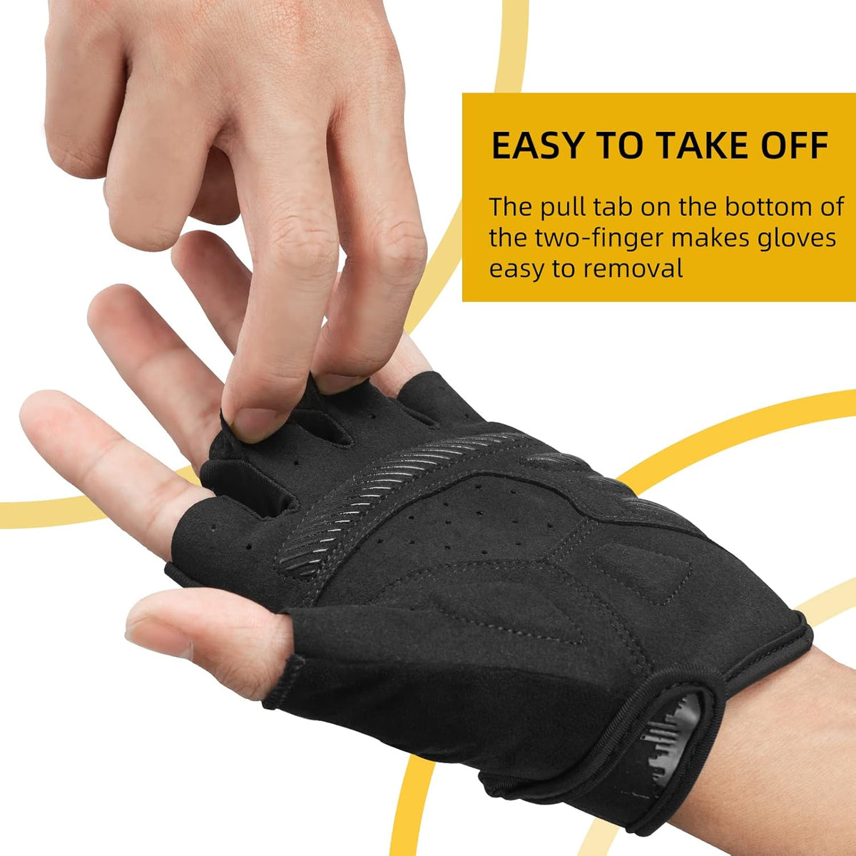 ROCKBROS Cycling Gloves Shock Absorbing, Breathable, Anti-Slip for Men &  Women