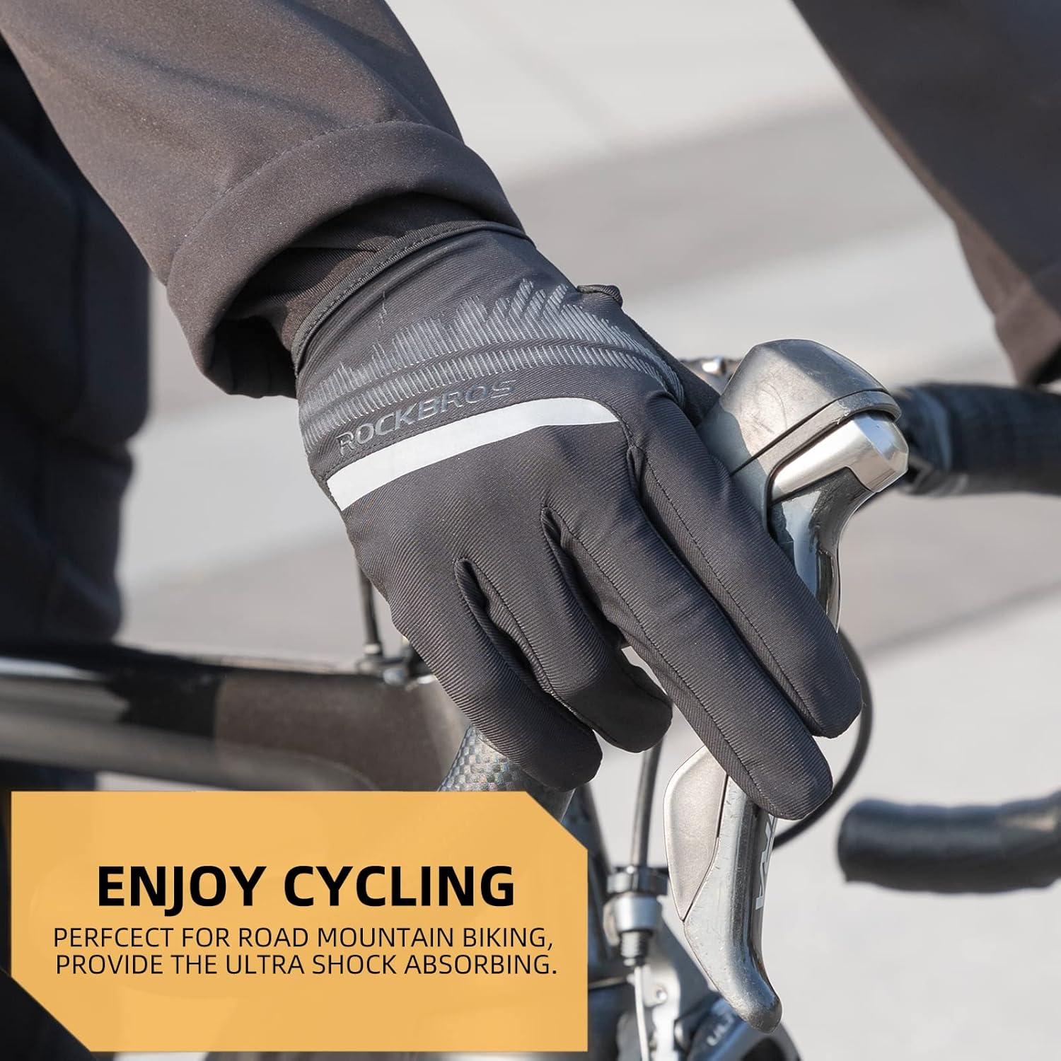 ROCKBROS Cycling Gloves Shock Absorbing Breathable - ROCKBROS