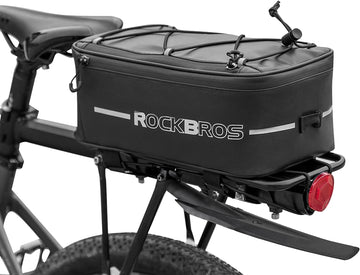 ROCKBROS Bike Rack Bag Saddle Pannier Bag Waterproof 6L or 9L