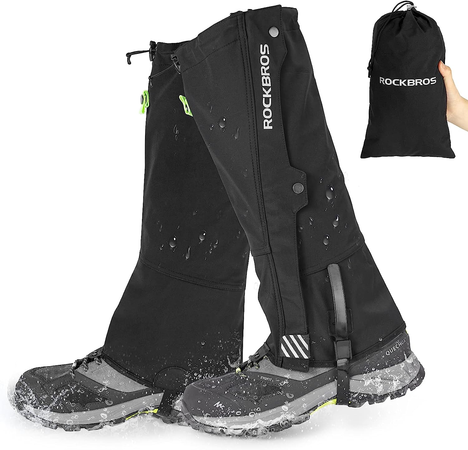 ROCKBROS Snow Boot Leg Gaiters Waterproof Hiking Gaiters