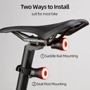 ROCKBROS Bike Tail Light Smart USB Rechargeable IPX6 Waterproof - ROCKBROS