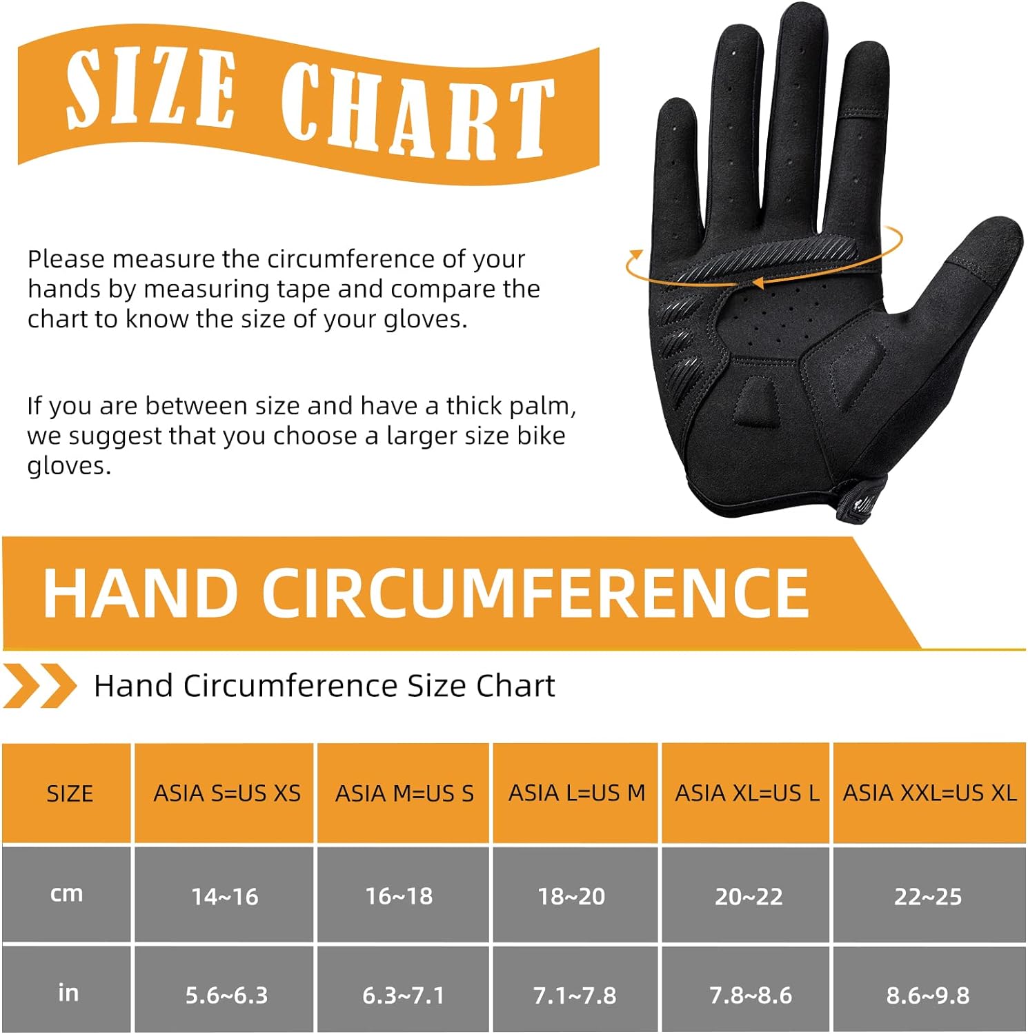 ROCKBROS Cycling Gloves Shock Absorbing Breathable - ROCKBROS