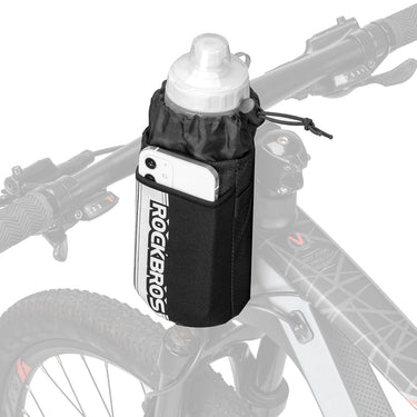 ROCKBROS Bike Water Bottle Holder Bag Handlebar Stem Bag - ROCKBROS