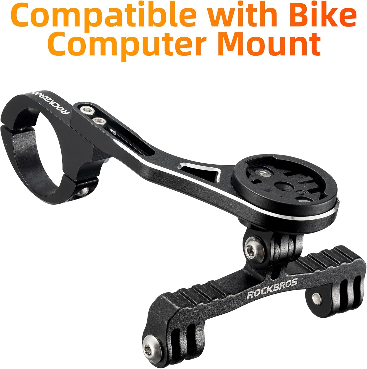 Bike Computer Mount Riser ROCKBROS Out Front Bike Mount Cycling Computer Mount Bike Handlebar 1 ...