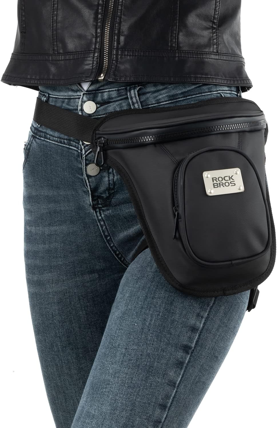 ROCKBROS Waterproof Tactical Drop Leg Bag Durable Adjustable Large Capacity - ROCKBROS