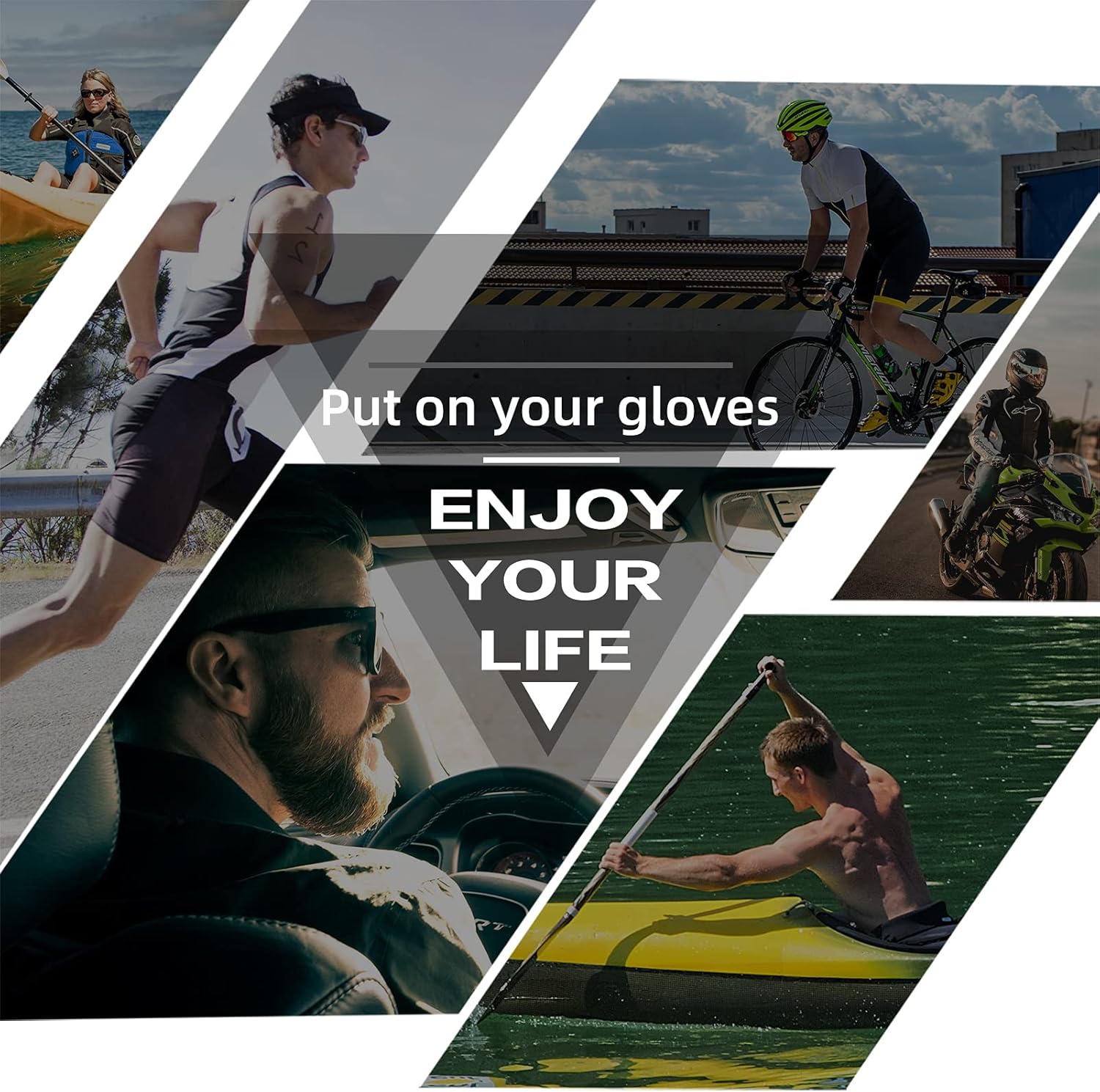 ROCKBROS Cycling Gloves  Anti-Slip Breathable - ROCKBROS