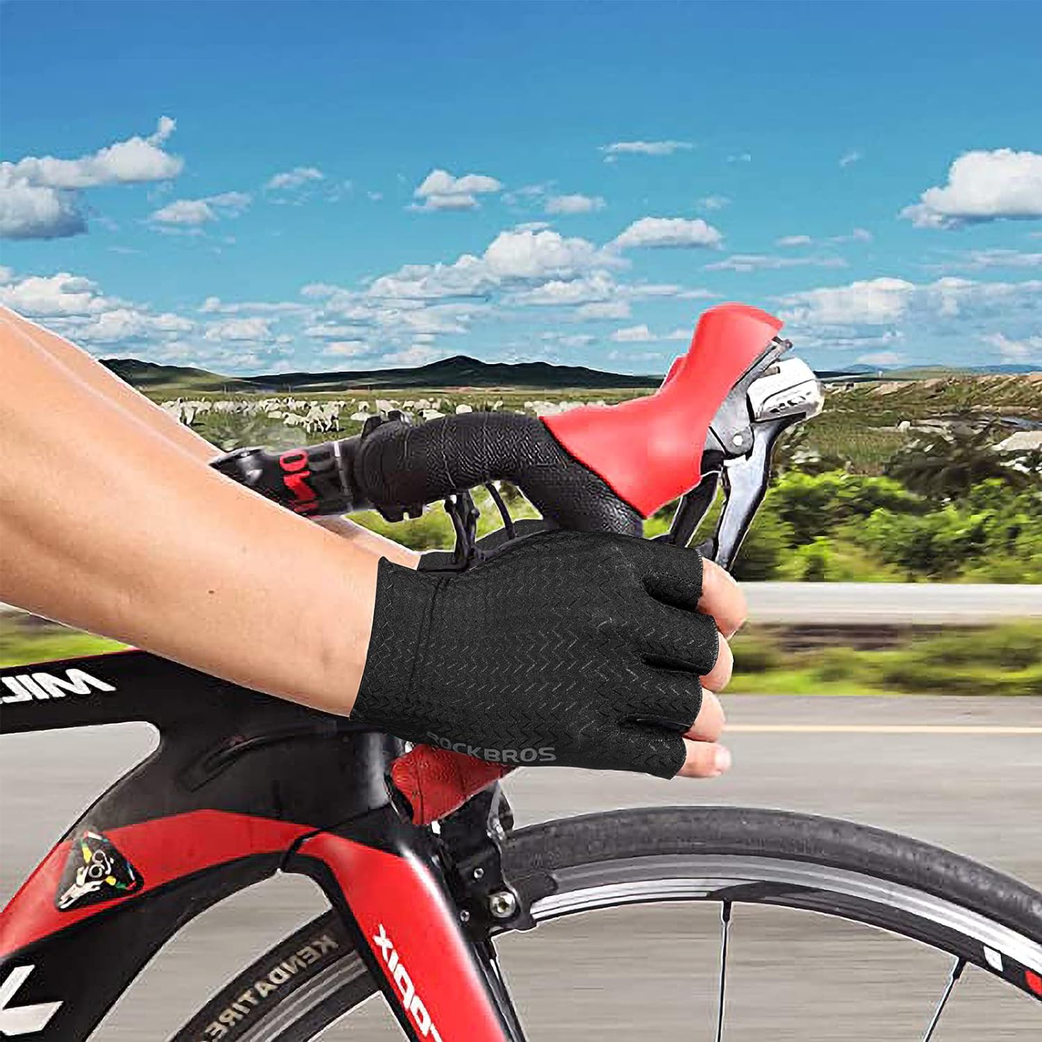 ROCKBROS Cycling Gloves  Anti-Slip Breathable - ROCKBROS