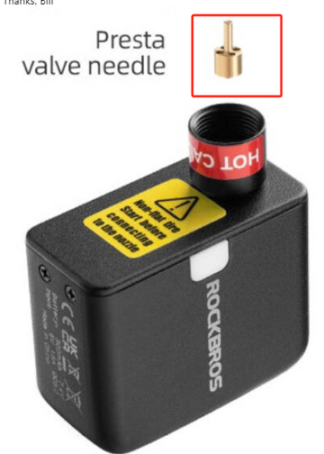 Presta valve