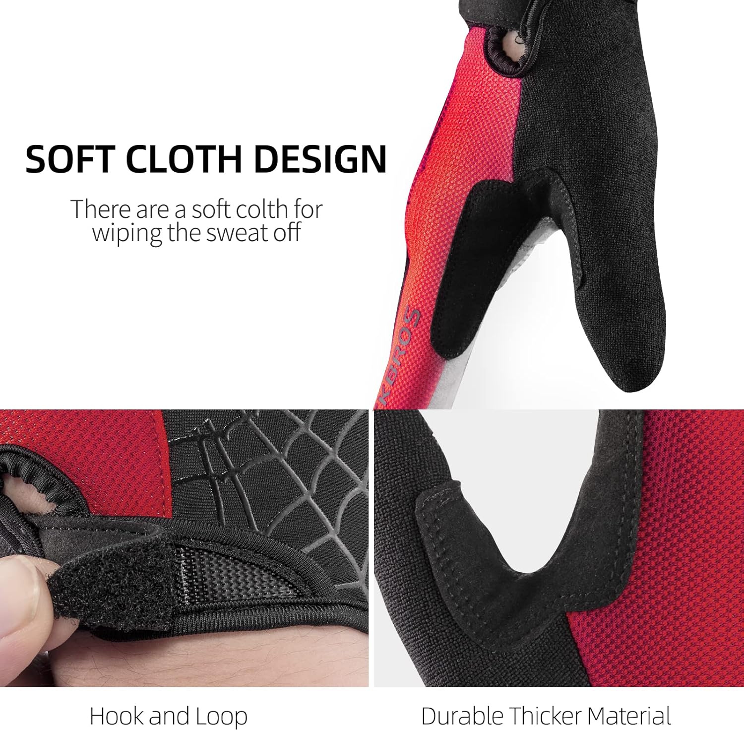 ROCKBROS Windproof Touch Screen Riding MTB Bike Gloves - ROCKBROS