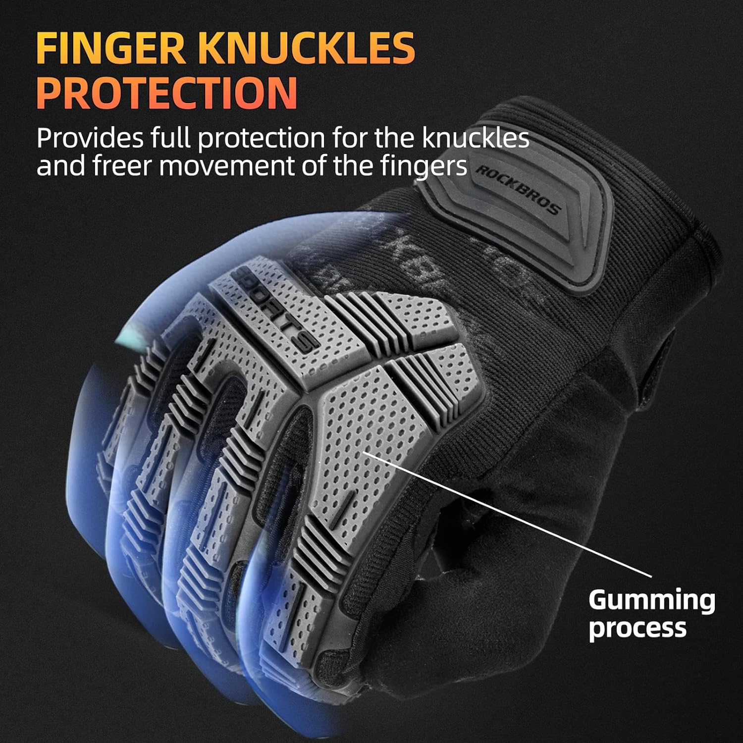 ROCKBROS Mountain Bike Gloves Dirt Bike Gloves - ROCKBROS