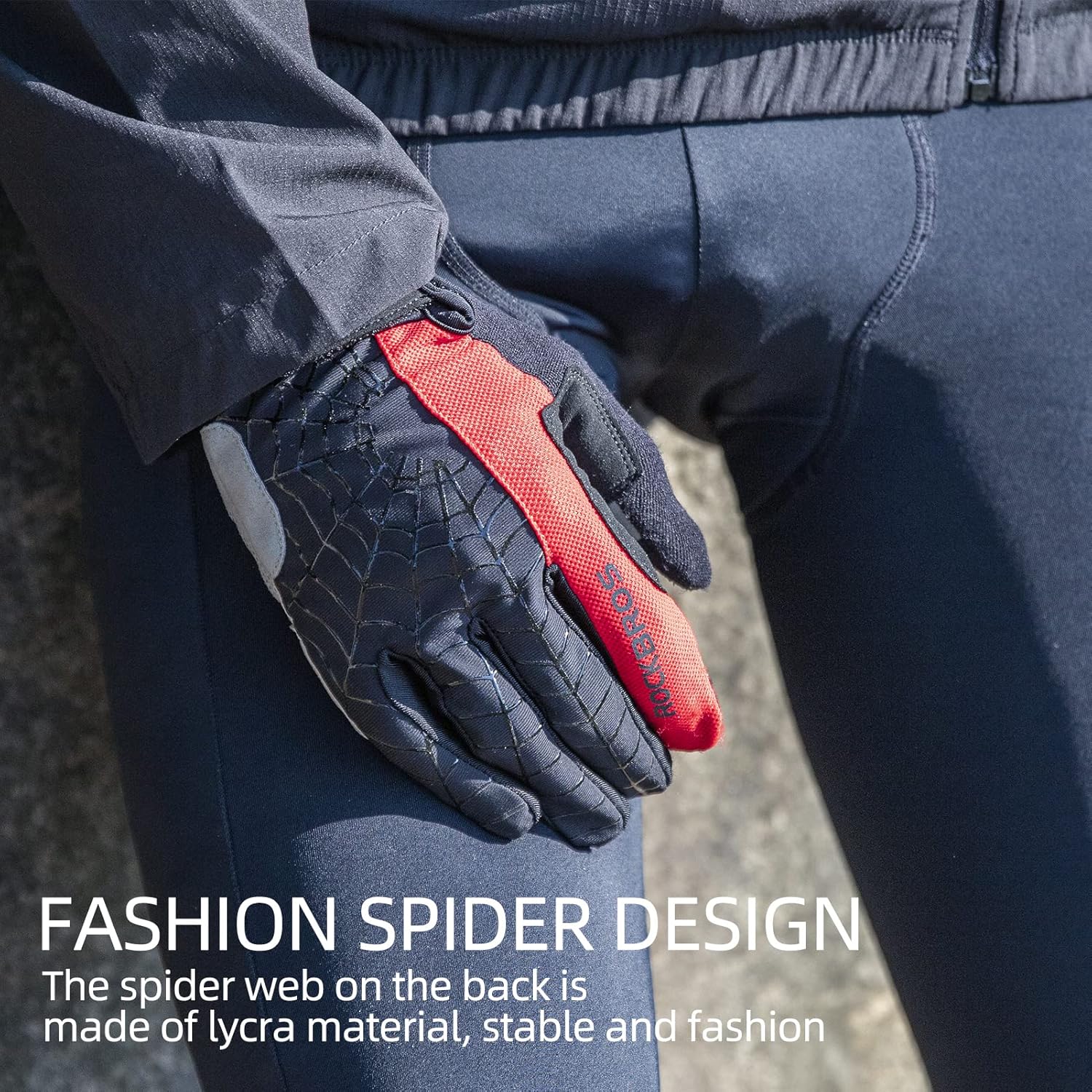 ROCKBROS Windproof Touch Screen Riding MTB Bike Gloves - ROCKBROS