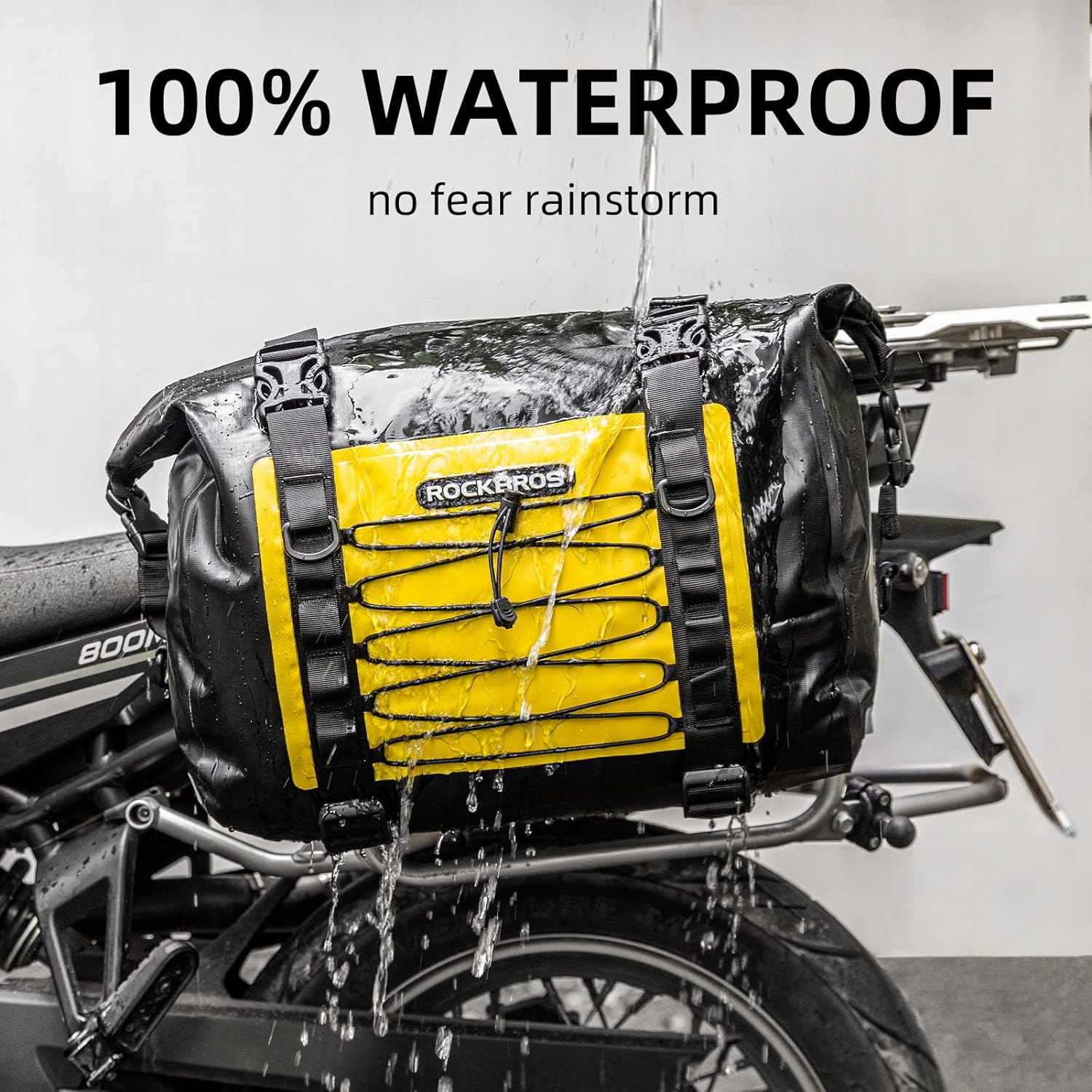 ROCKBROS 60L Waterproof Motorcycle Saddle Bags Durable Removable 2 PCS - ROCKBROS