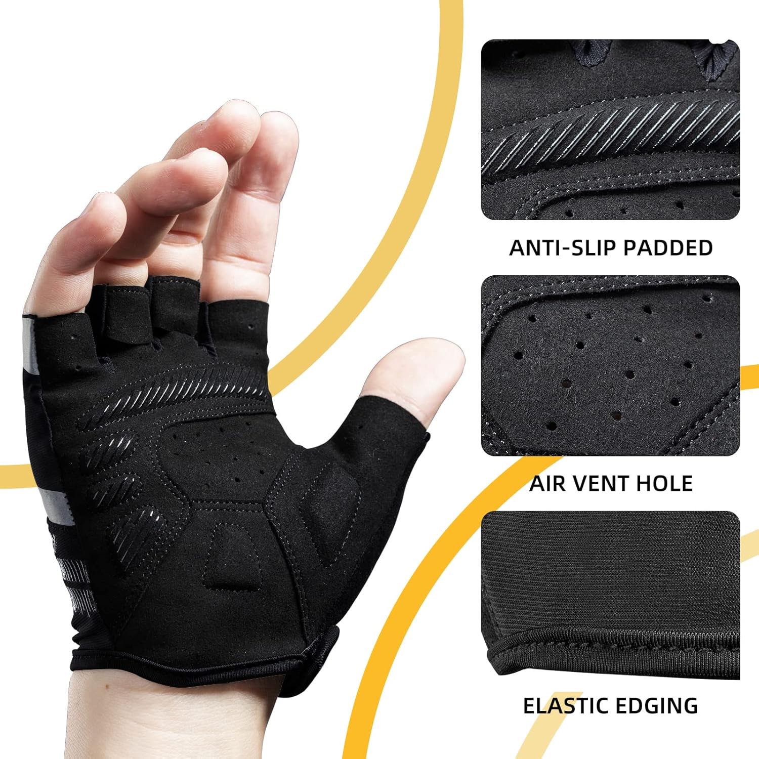 ROCKBROS Cycling Gloves Shock Absorbing Breathable - ROCKBROS