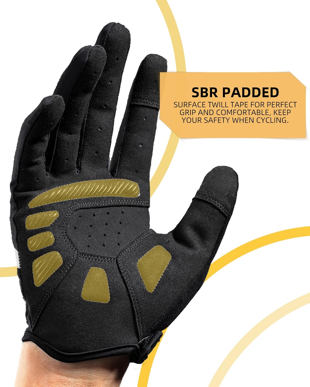 ROCKBROS Cycling Gloves Shock Absorbing Breathable - ROCKBROS