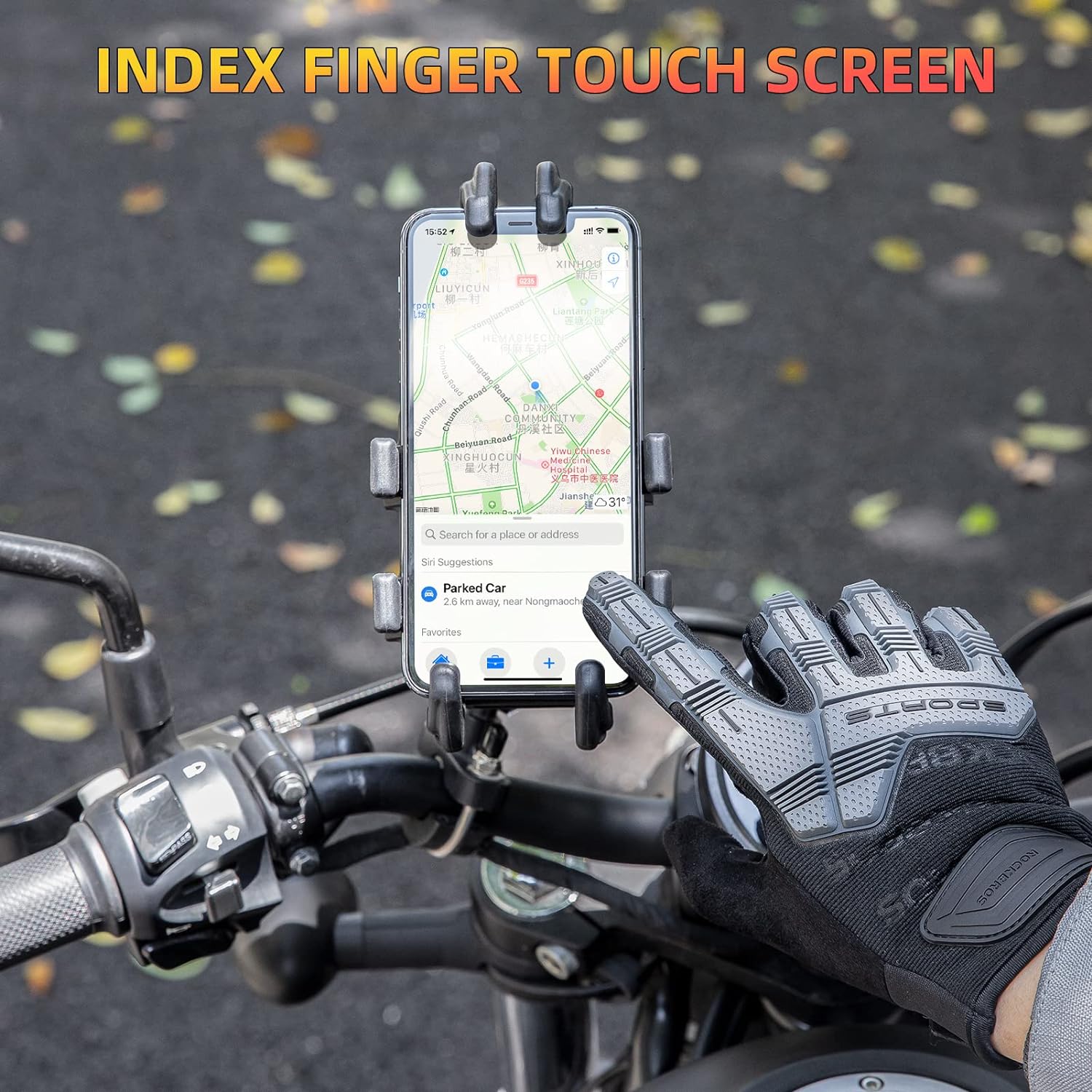 ROCKBROS Mountain Bike Gloves Dirt Bike Gloves - ROCKBROS