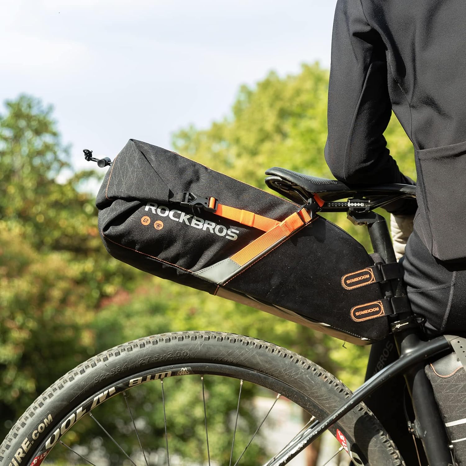 ROCKBROS 10L Waterproof Bike Saddle Bag Large Capacity Easy Install - ROCKBROS