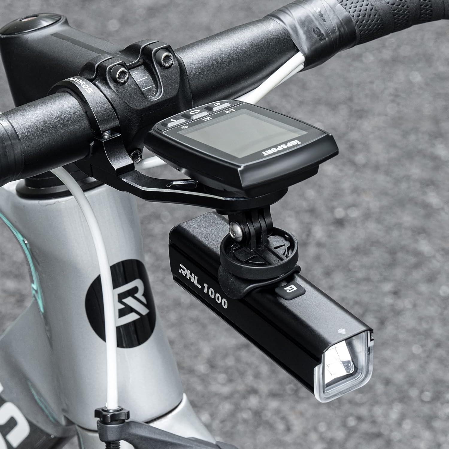 Bike Computer Mount Riser ROCKBROS Out Front Bike Mount Cycling Computer Mount Bike Handlebar 1 ...