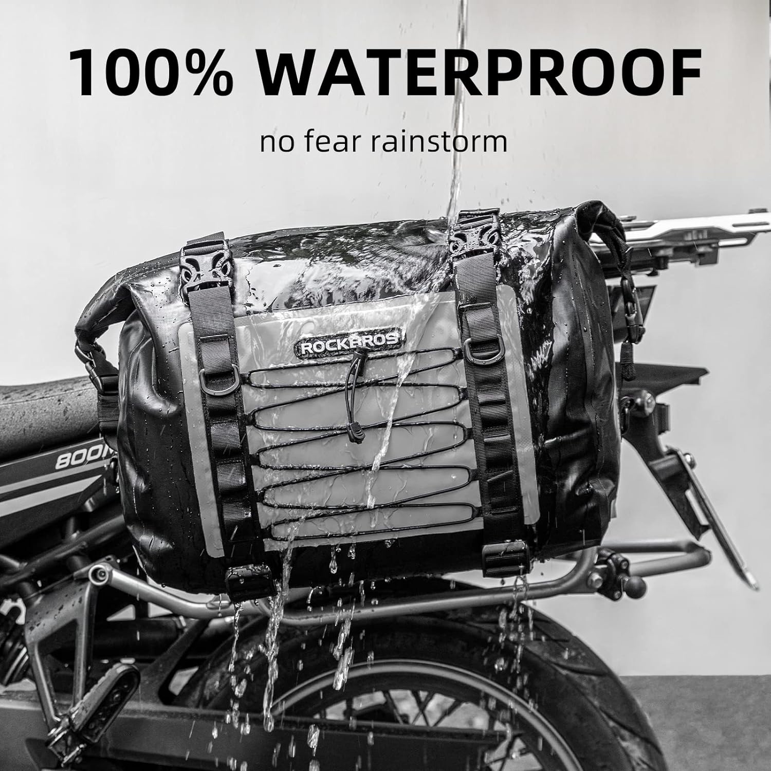 ROCKBROS 60L Waterproof Motorcycle Saddle Bags Durable Removable 2 PCS - ROCKBROS