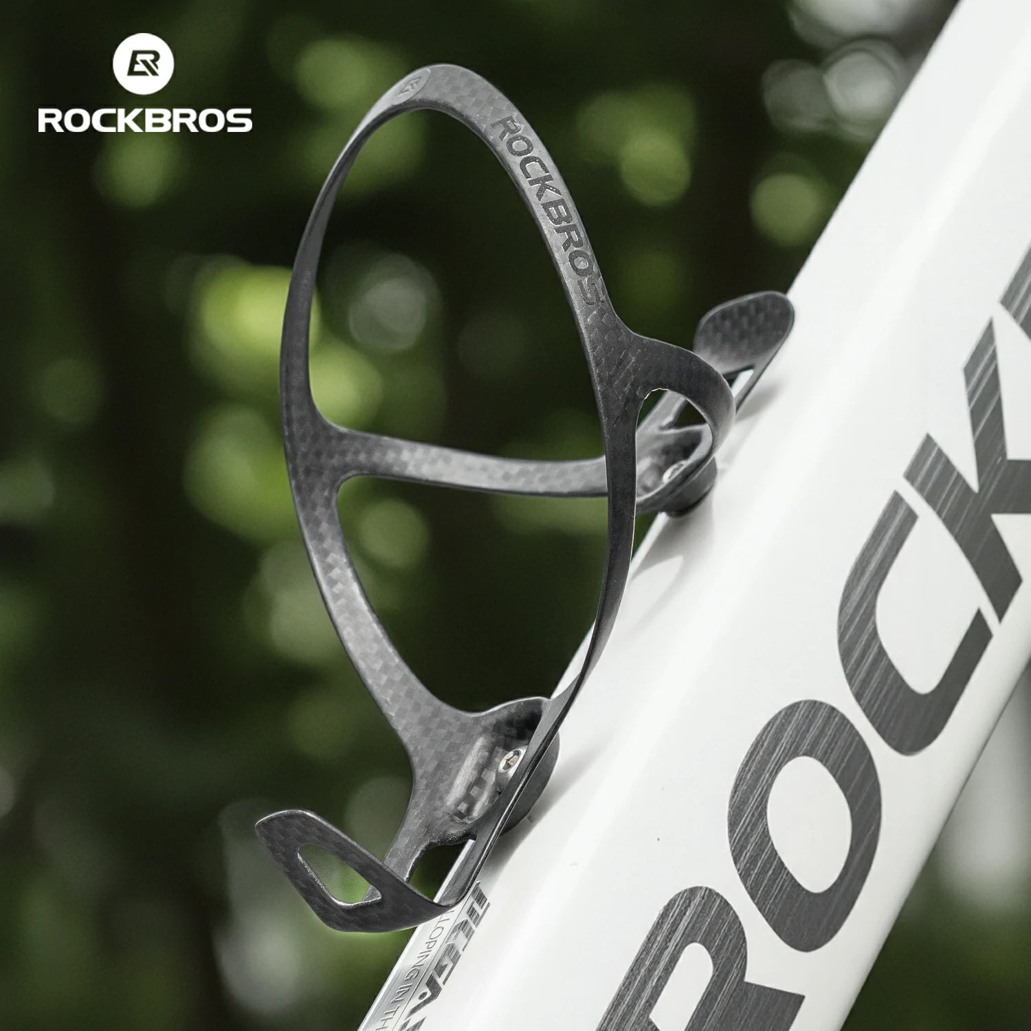 ROCKBROS 100% Carbon Fiber  13g Ultra-Light Bike Water Bottle Holder