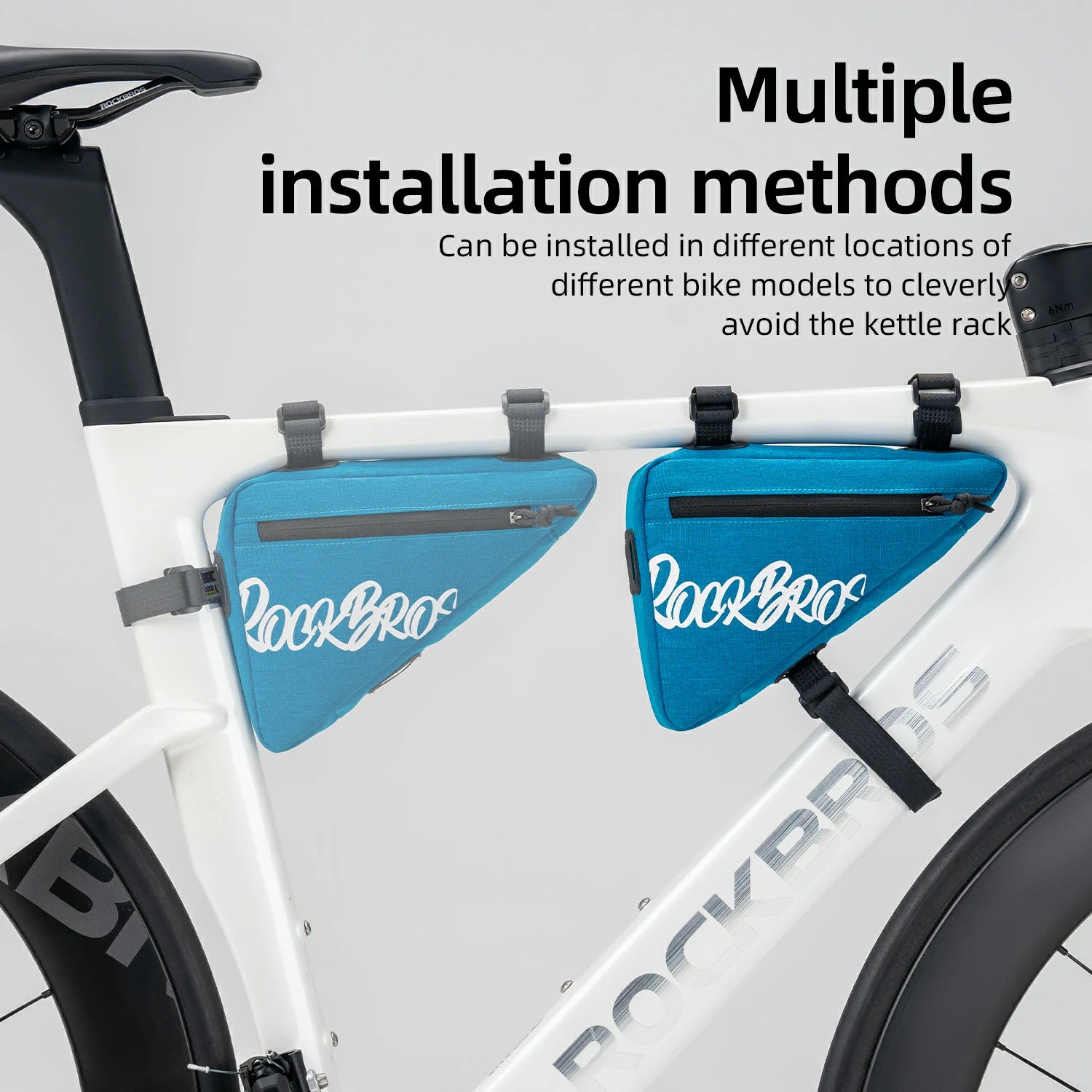 ROCKBROS FlashRide Sketch  Bike Triangle Bag