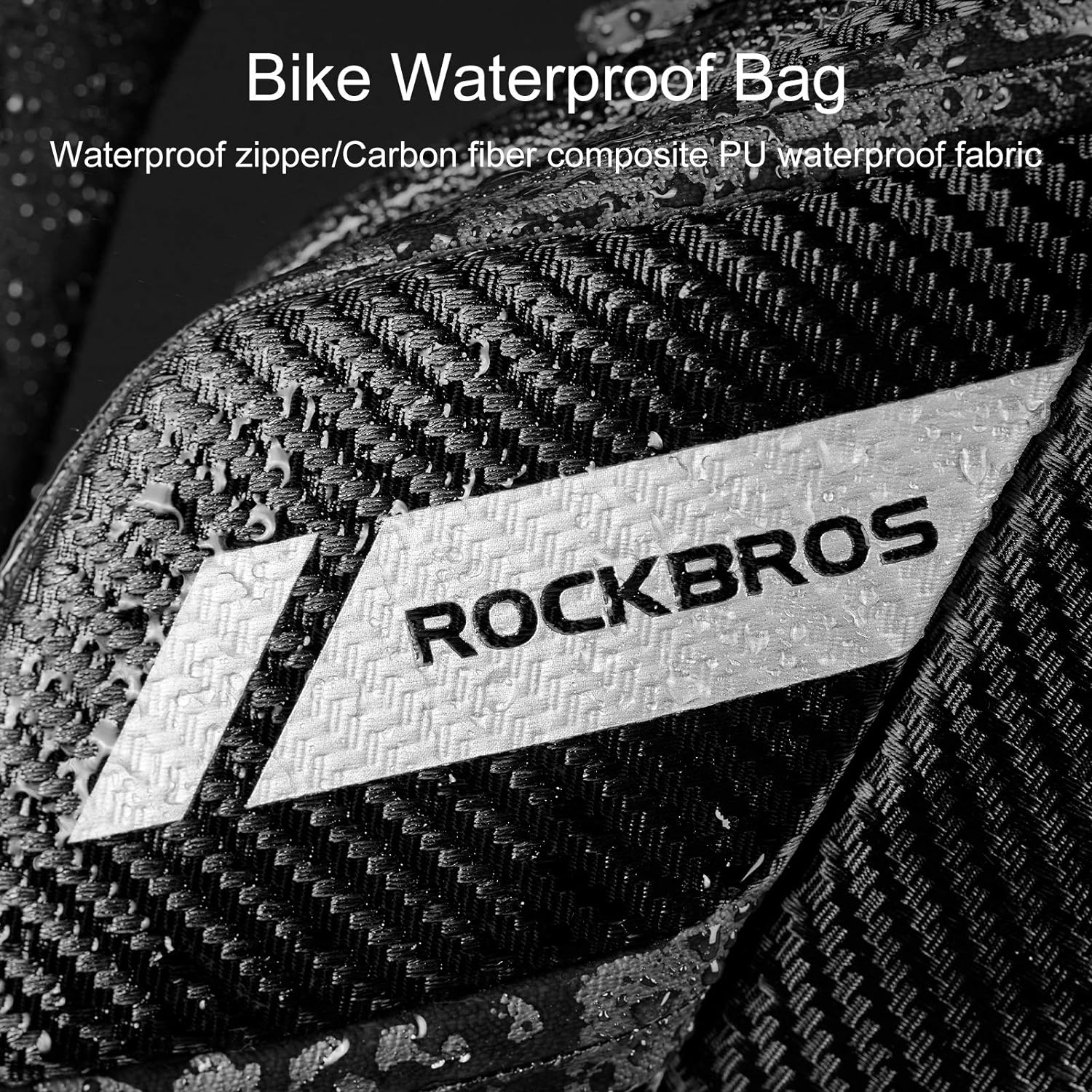 ROCKBROS Waterproof Bike Saddle Bag with Water Bottle Holder - ROCKBROS