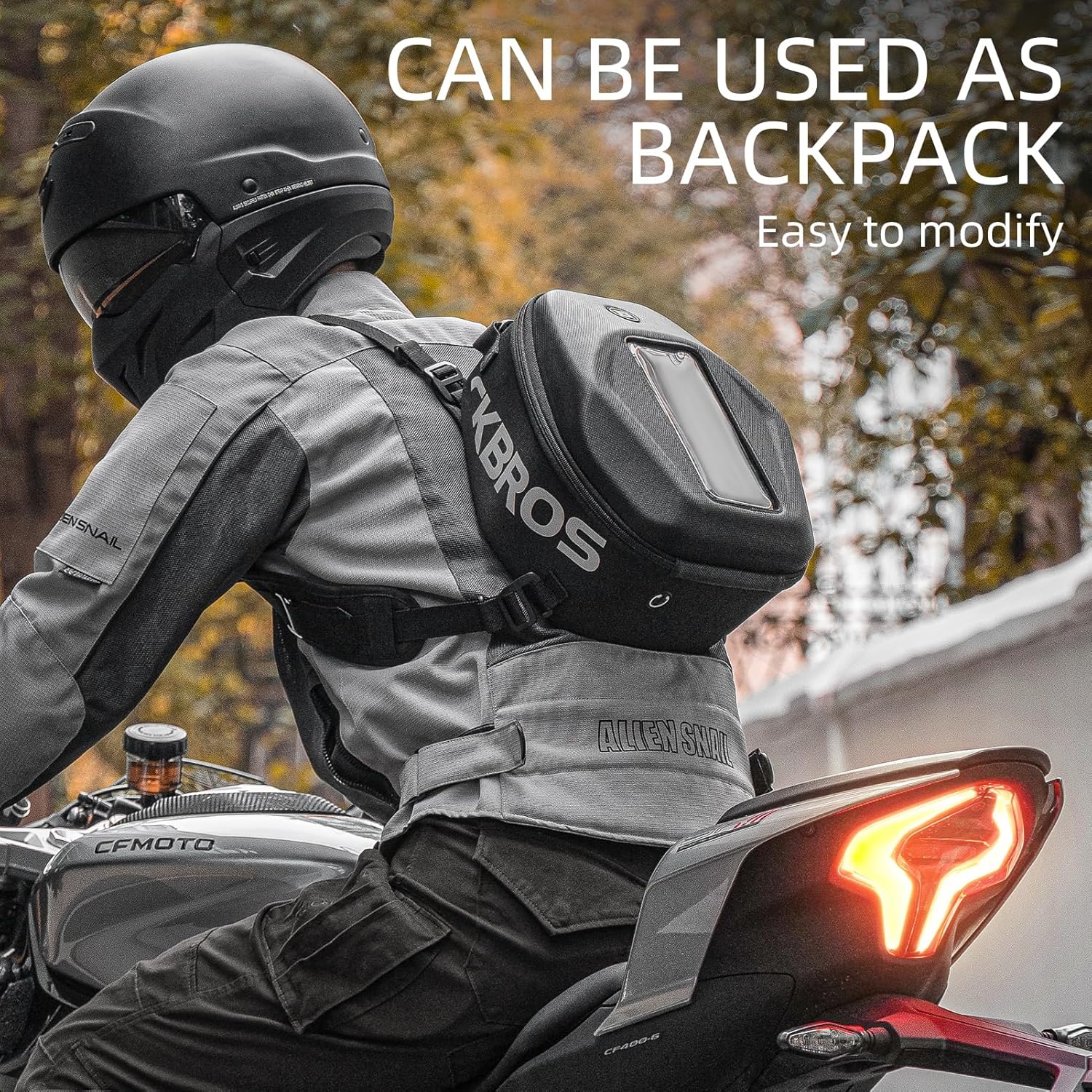 ROCKBROS 7L Waterproof Motorcycle Tank Bag Touchscreen Phone Pouch - ROCKBROS
