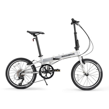 ROCKBROS 20" Folding Bicycle with Shimano 8-speed Aluminium Alloy Frame V Brake