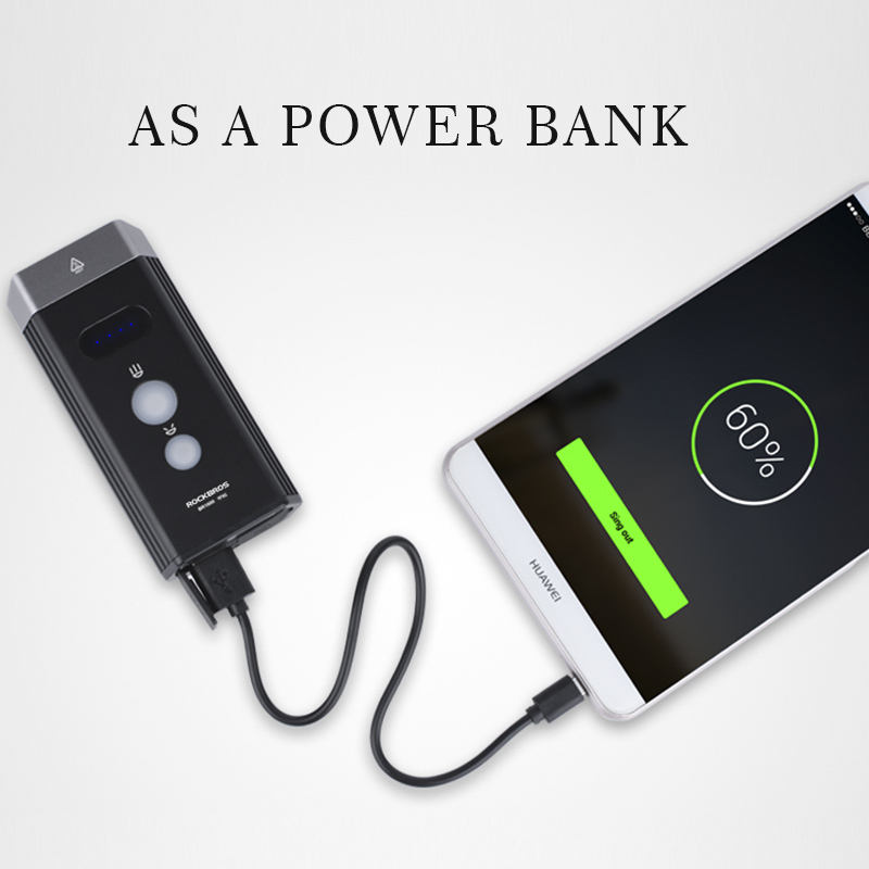 Bike Light Front 1800Lm 2 Leds Rechargeable