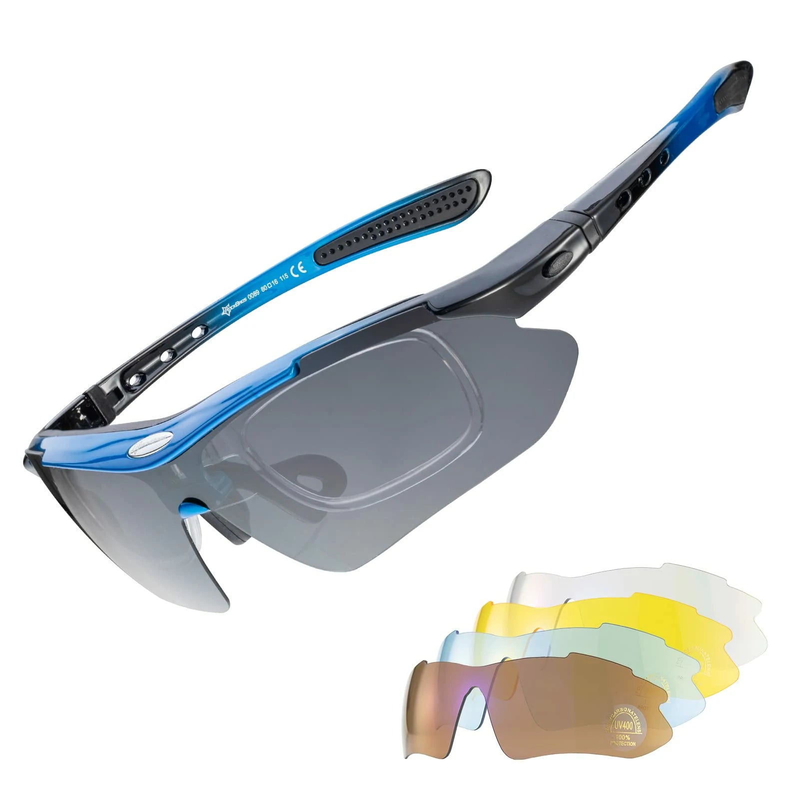 ROCKBROS Polarized Sports Sunglasses UV Protection Cycling Glasses