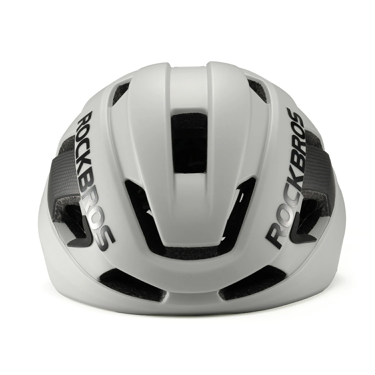 carbon-fiber-cycling-helmet-antibacterial-lining-ventilated-adjustable-fit-3d-grid-safety-protection#color_dark white