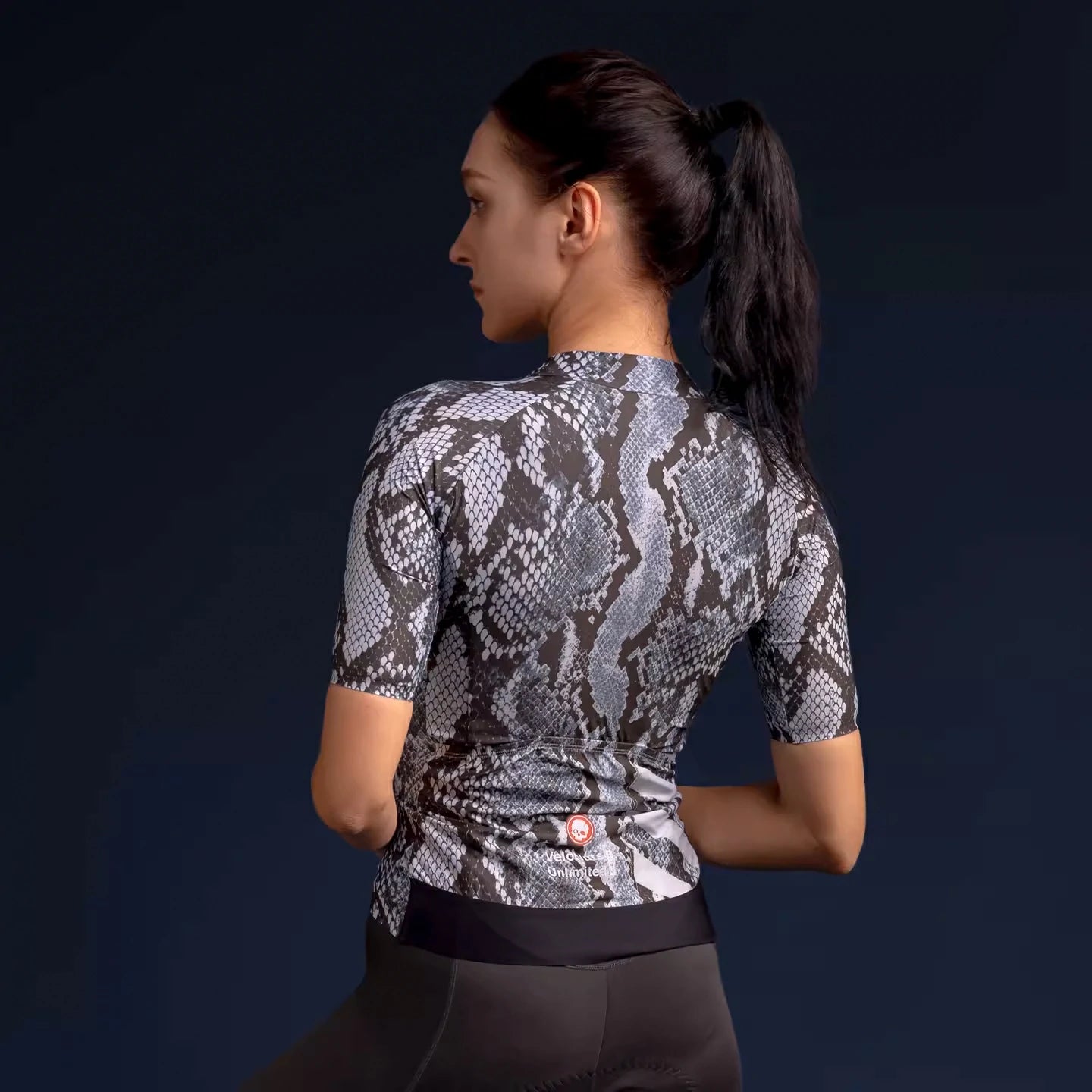 VeloNuts Women‘s Cycling Jersey Dragon-Blanc