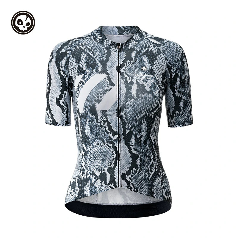 VeloNuts Women‘s Cycling Jersey Dragon-Blanc