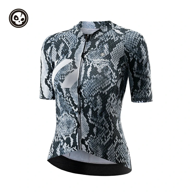 VeloNuts Women‘s Cycling Jersey Dragon-Blanc