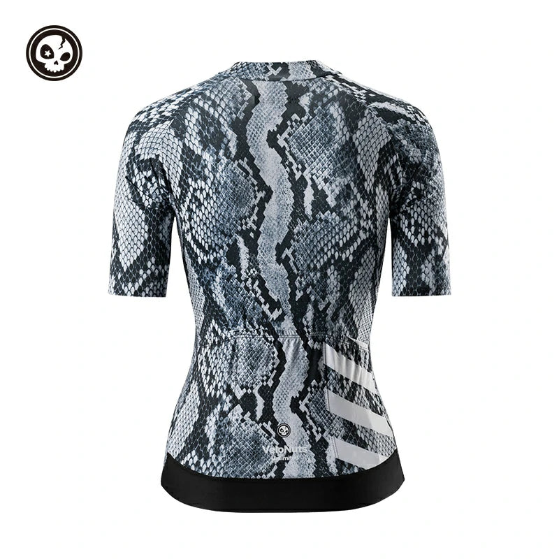 VeloNuts Women‘s Cycling Jersey Dragon-Blanc