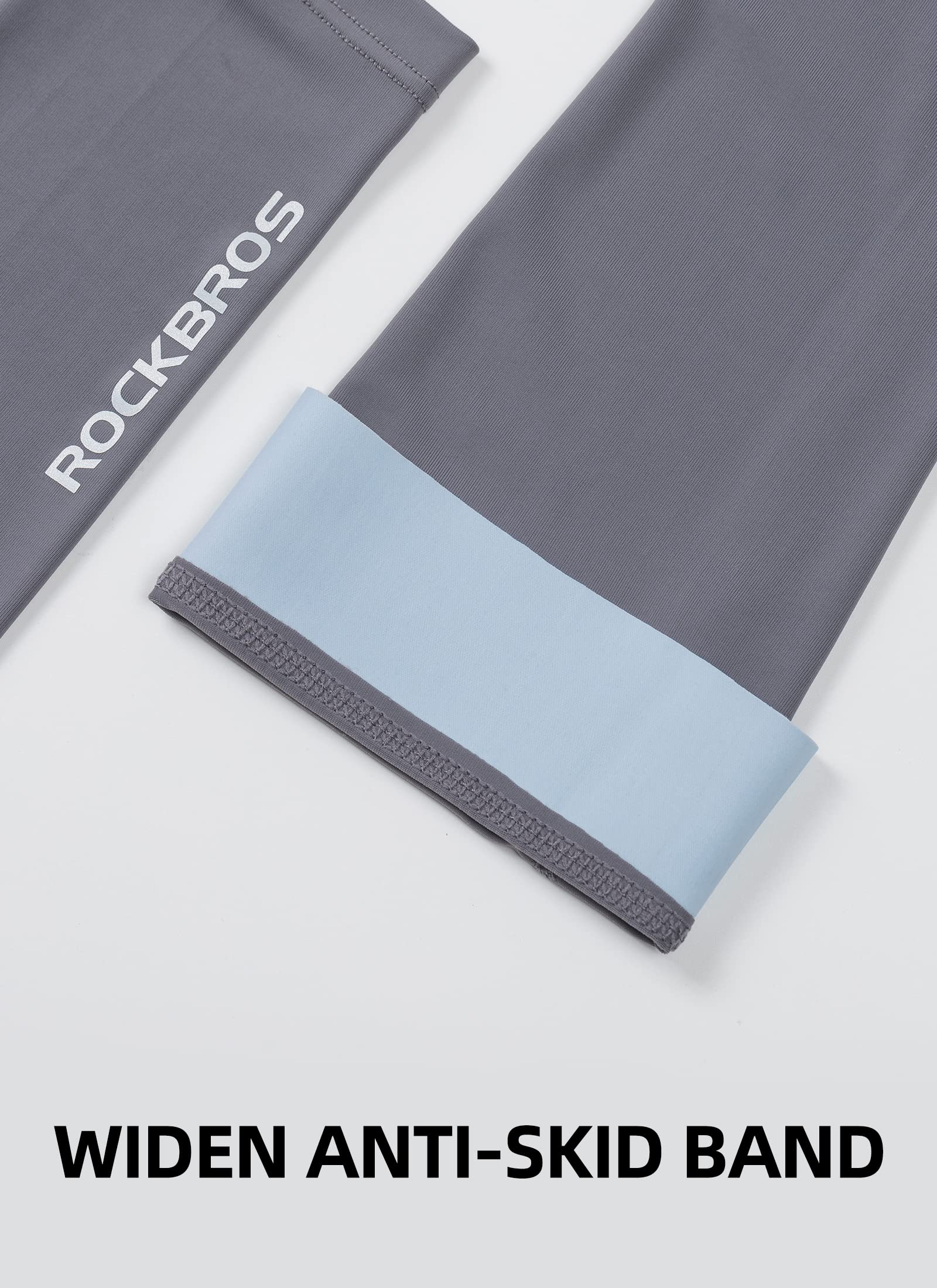 ROCKBROS Sun Protection Arm Sleeves Cooling for Running Golf Fishing Cycling - ROCKBROS