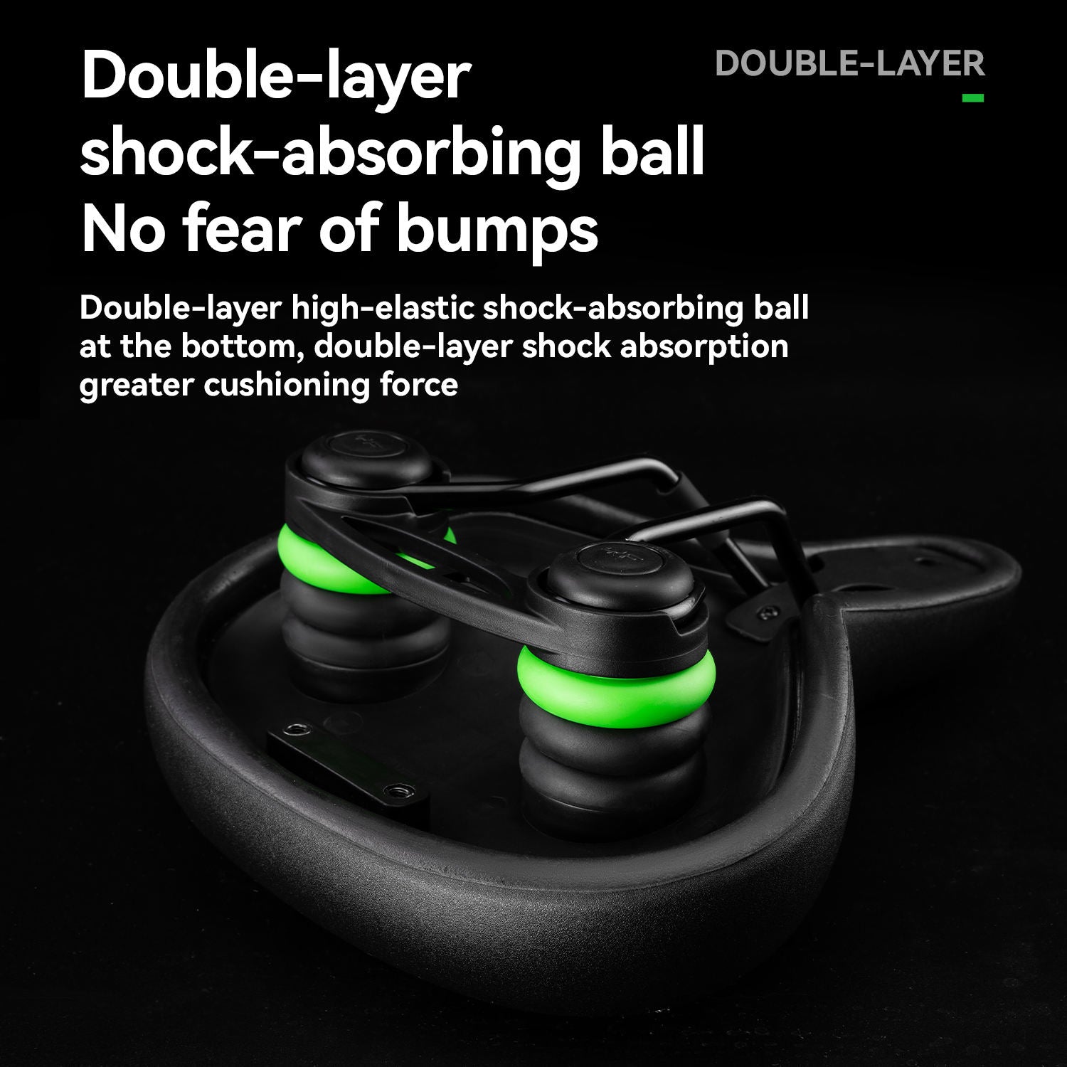 Comfort Bike Saddle Seat For Mountain Bikes with Shock Absorption