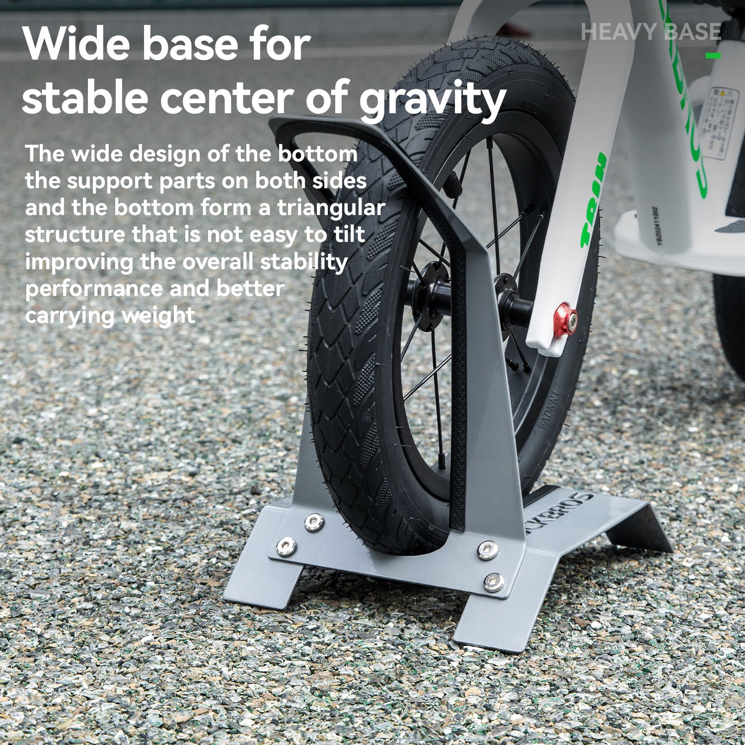 L-shaped Parking Rack For 12 Inch Kids Scoote Bicycle