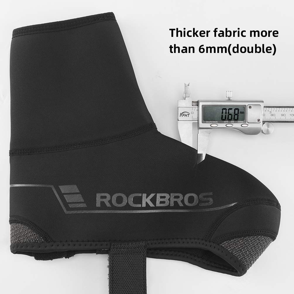 ROCKBROS Winter Windproof Thermal Cycling Shoe Covers - ROCKBROS