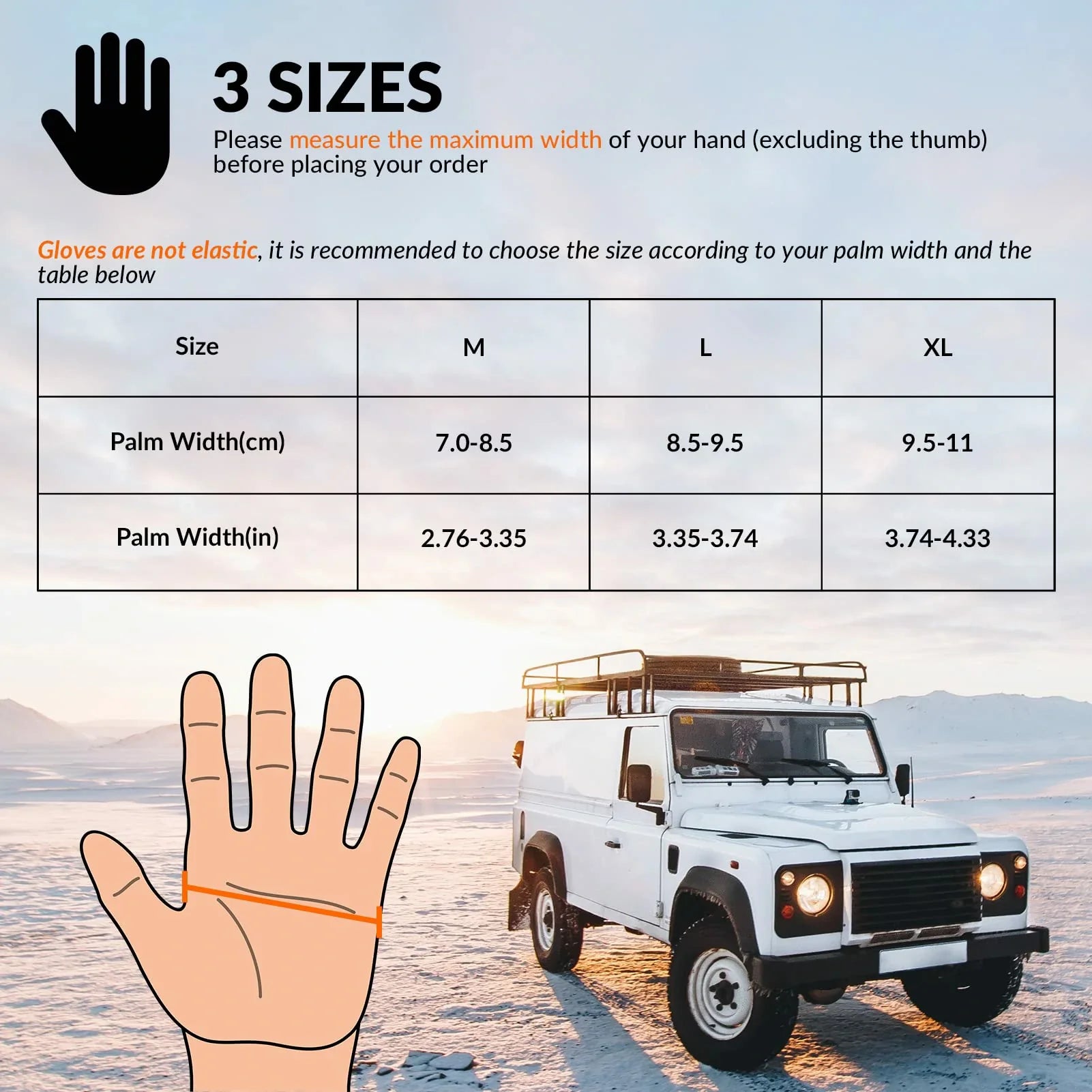 Composite fibre heating gloves for winter rides