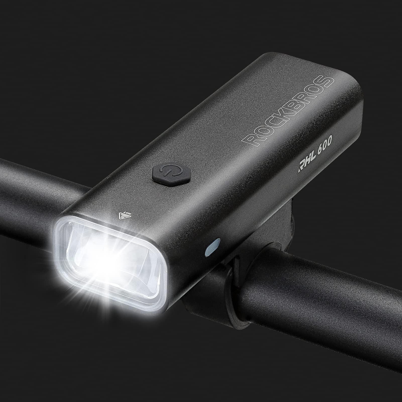 ROCKBROS Bike Head Light 2600mAh Rechargeable, 5 Modes, IPX6 Waterproof