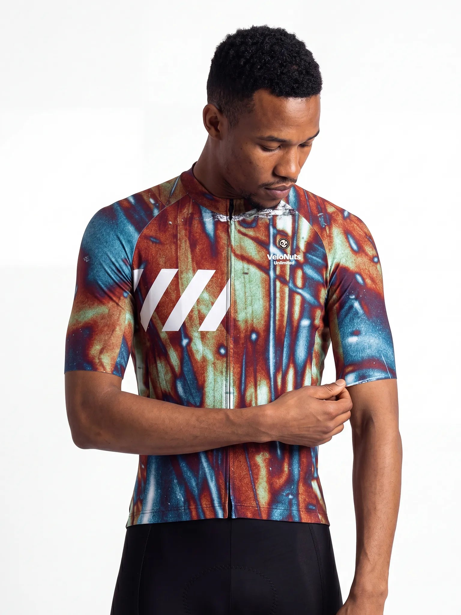 Men's Cycling Jersey Ink Burst#Type_Rust Vein