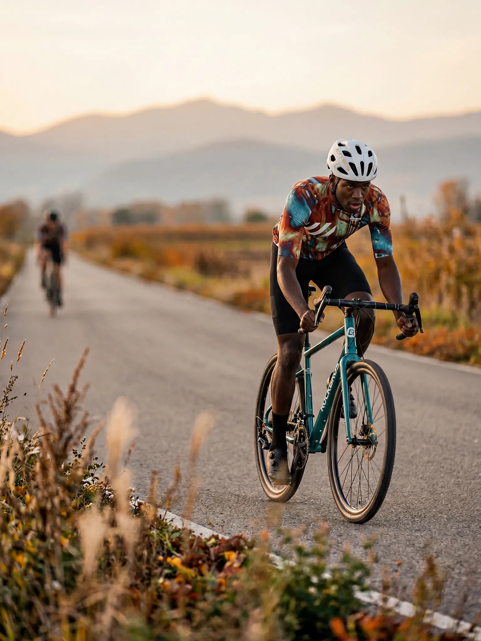 Men's Cycling Jersey Ink Burst#Type_Rust Vein