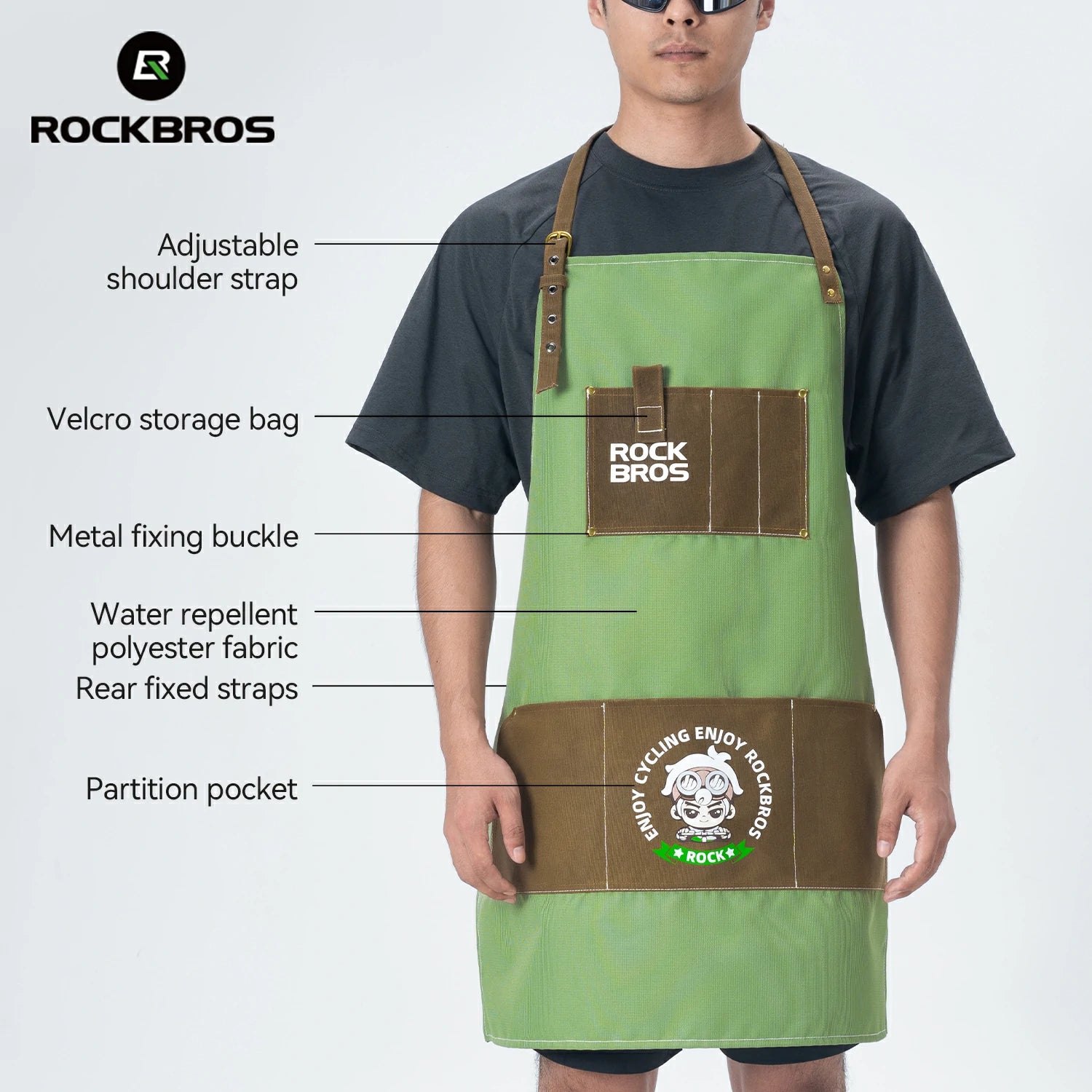 Multi-Pocket Work Apron