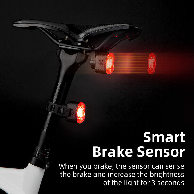 ROCKBROS Smart Bike Brake & Tail Light Q4 - ROCKBROSUSA