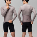 ROAD TO SKY Men's Cycling Long Sleeve Jersey ¢ò Gray
